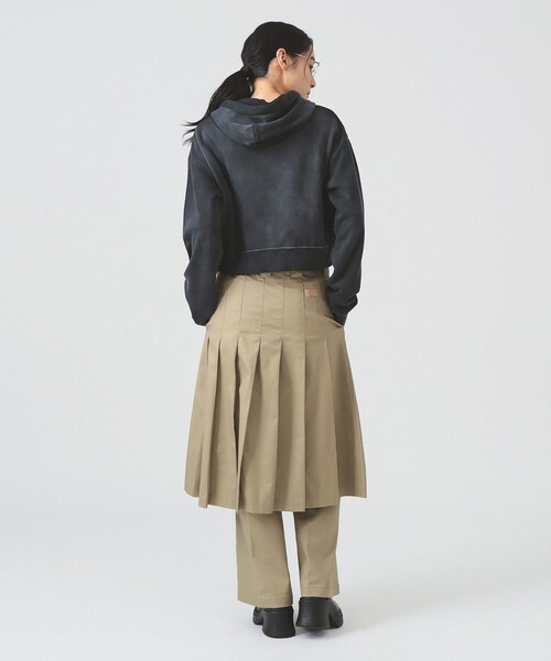 Dickies（ディッキーズ）の「【別注】Dickies / レイヤード スカート パンツ（その他パンツ・レディース・チャコールグレー/カーキ・0/1）」の9枚目の写真