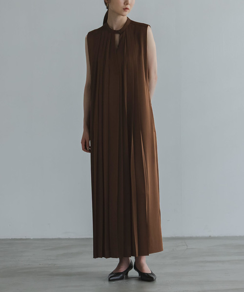 ELENIエルニ　プリーツワンピース 追加》【洗える】ELENI/エルニ プリーツワンピース2（ワンピース