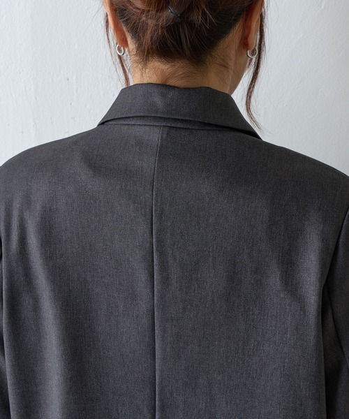 セール】ウールライクオーバーテーラードジャケット（テーラード