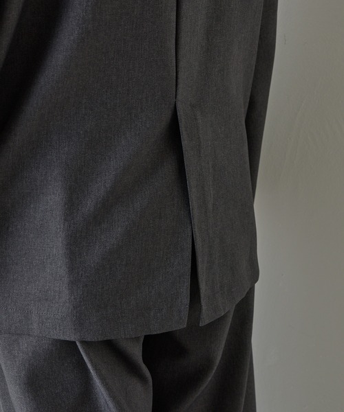 COLONY 2139(コロニートゥーワンスリーナイン)の「ウールライクオーバーテーラードジャケット(テーラードジャケット・レディース・ブラウン/チャコールグレー/ブラック・MEDIUM/SMALL)」の10枚目の写真