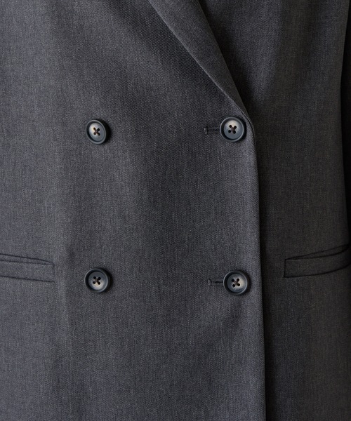 COLONY 2139(コロニートゥーワンスリーナイン)の「ウールライクオーバーテーラードジャケット(テーラードジャケット・レディース・ブラウン/チャコールグレー/ブラック・MEDIUM/SMALL)」の11枚目の写真