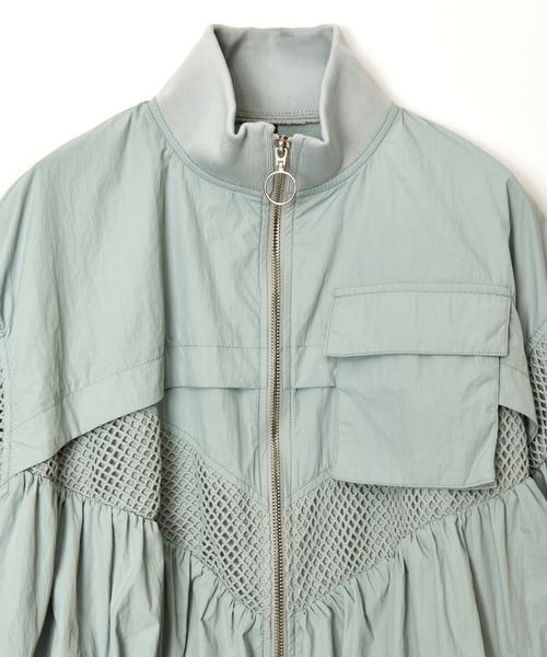 AULA AILA（アウラアイラ）の「ナイロンバルーンブルゾン（ブルゾン・レディース・ライトブルー/ブラック/アイボリー・0）」の21枚目の写真