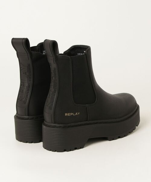 REPLAY（リプレイ）の「サイドゴア アンクルブーツ（ブーツ・レディース・ブラック・39/38/37/36/35）」の4枚目の写真
