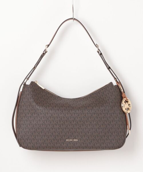 MICHAEL KORS(マイケルコース)の「NOLITA ショルダー ミディアム - MKシグネチャー(ショルダーバッグ・レディース・ブラウン系その他・FREE)」の4枚目の写真