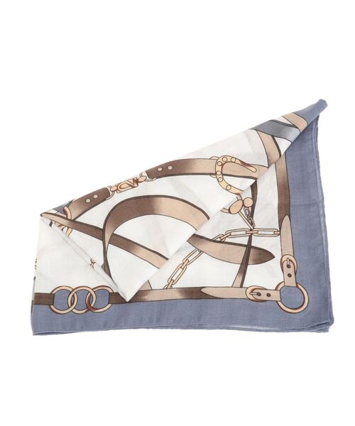 TONAL（トーナル）の「ベルトタッセル柄ストール（ストール/ショール・レディース・グレー/ベージュ・FREE）」の6枚目の写真