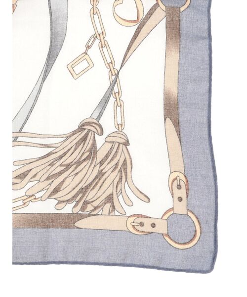 TONAL（トーナル）の「ベルトタッセル柄ストール（ストール/ショール・レディース・グレー/ベージュ・FREE）」の5枚目の写真