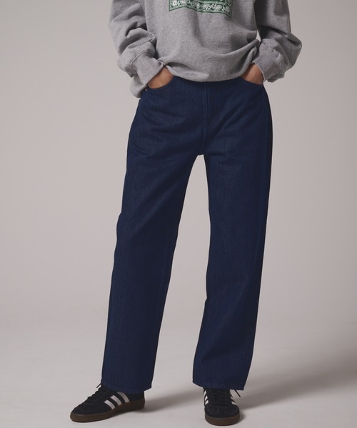 FIRST DOWN(ファーストダウン)の「バギー フィット ジーン(デニムパンツ・メンズ・インディゴブルー/ブラック・M/XL/L)」の2枚目の写真