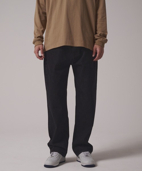 FIRST DOWN(ファーストダウン)の「バギー フィット ジーン(デニムパンツ・メンズ・インディゴブルー/ブラック・M/XL/L)」の1枚目の写真