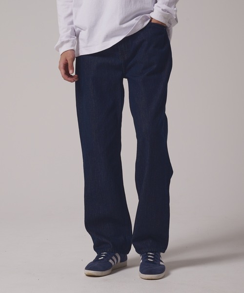FIRST DOWN（ファーストダウン）の「バギー フィット ジーン（デニムパンツ・メンズ・インディゴブルー/ブラック・M/XL/L）」の8枚目の写真