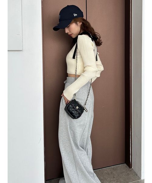 【未使用】SNIDEL バリエワイドパンツ SNIDEL - snidel バリエワイドラップパンツ ピンク 0の通販 by