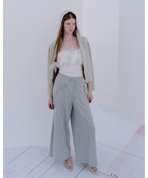 SNIDEL（スナイデル）の「バリエーションワイドパンツ（その他パンツ・レディース・ライトグレー/ブラウン/パープル・0/1）」の4枚目の写真