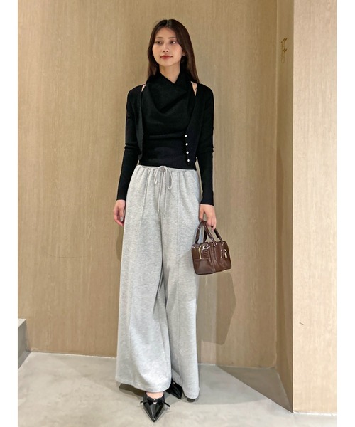 SNIDEL（スナイデル）の「バリエーションワイドパンツ（その他パンツ・レディース・ライトグレー/ブラウン/パープル・0/1）」の21枚目の写真