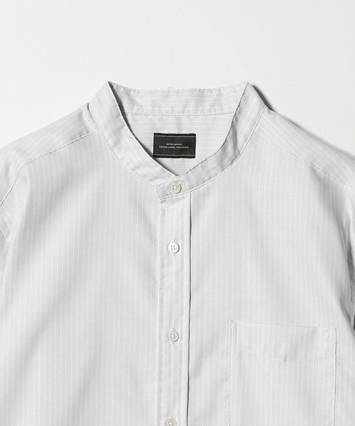 green label relaxing（グリーンレーベルリラクシング）の「W/R オックス バンドカラー シャツ（シャツ/ブラウス・メンズ・ベージュ/ライトブルー/ホワイト/ライトグレー・M/XL/L/S）」の14枚目の写真