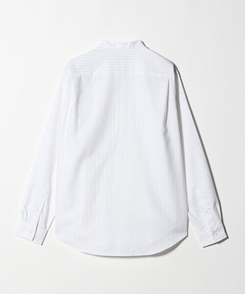 green label relaxing（グリーンレーベルリラクシング）の「W/R オックス バンドカラー シャツ（シャツ/ブラウス・メンズ・ベージュ/ライトブルー/ホワイト/ライトグレー・M/XL/L/S）」の11枚目の写真