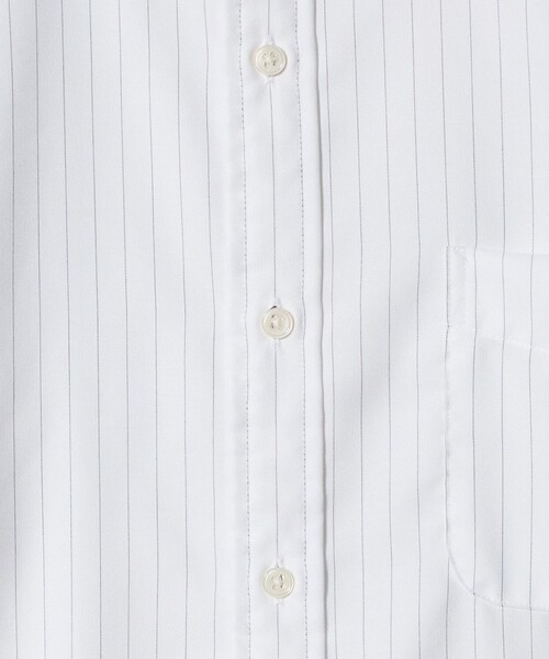 green label relaxing（グリーンレーベルリラクシング）の「W/R オックス バンドカラー シャツ（シャツ/ブラウス・メンズ・ベージュ/ライトブルー/ホワイト/ライトグレー・M/XL/L/S）」の9枚目の写真
