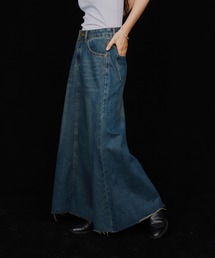 LIENCOEUR | シックデニムフレアスカート(デニムスカート)
