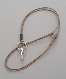 SENTI（センティ）の「SENTI CARABINER HOOK LEATHER STRAP（ネックレス）」