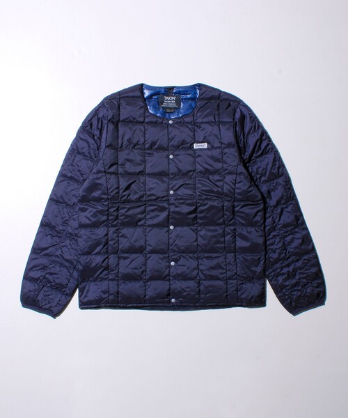 TAION(タイオン)の「【UNISEX/4サイズ/6色展開】FREDYMAC別注 TAION インナーダウンジャケット(ダウンジャケット/コート・メンズ・ネイビー/ベージュ/ライトグレー/ダークオリーブ/ブラック/チャコールグレー・M/L/XL/XXL)」の7枚目の写真