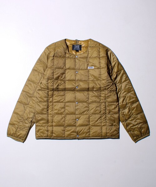 TAION(タイオン)の「【UNISEX/4サイズ/6色展開】FREDYMAC別注 TAION インナーダウンジャケット(ダウンジャケット/コート・メンズ・ネイビー/ベージュ/ライトグレー/ダークオリーブ/ブラック/チャコールグレー・M/L/XL/XXL)」の9枚目の写真