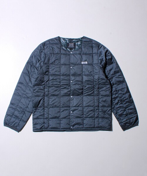 TAION(タイオン)の「【UNISEX/4サイズ/6色展開】FREDYMAC別注 TAION インナーダウンジャケット(ダウンジャケット/コート・メンズ・ネイビー/ベージュ/ライトグレー/ダークオリーブ/ブラック/チャコールグレー・M/L/XL/XXL)」の11枚目の写真