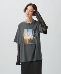LEPSIM | フォトプリント袖レイヤーT　591435(Tシャツ/カットソー)