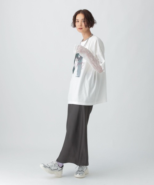 LEPSIM フォトプリント袖レイヤーＴ　完売品 LEPSIM｜フォトプリント袖レイヤーT | Rakuten Fashion(楽天