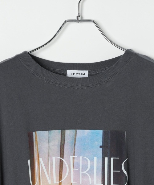 LEPSIM フォトプリント袖レイヤーＴ　完売品 LEPSIM｜フォトプリント袖レイヤーT | Rakuten Fashion(楽天
