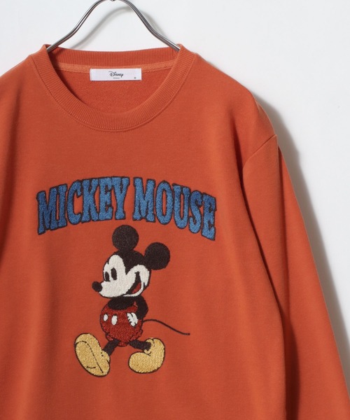 Disney(ディズニー)の「Disney/ディズニー ミッキー/ミニー/ベイマックス 裏毛 サガラ刺繍 クルーネックスウェットトレーナー(スウェット・レディース・ベージュ系その他/マスタード/チャコール/グリーン系その他/ワイン/グレー系その他/クリーム/オレンジ系その他・M/L)」の8枚目の写真
