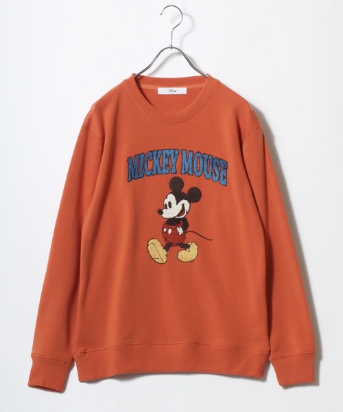 Disney(ディズニー)の「Disney/ディズニー ミッキー/ミニー/ベイマックス 裏毛 サガラ刺繍 クルーネックスウェットトレーナー(スウェット・レディース・ベージュ系その他/マスタード/チャコール/グリーン系その他/ワイン/グレー系その他/クリーム/オレンジ系その他・M/L)」の12枚目の写真