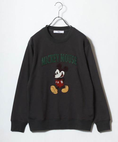 Disney(ディズニー)の「Disney/ディズニー ミッキー/ミニー/ベイマックス 裏毛 サガラ刺繍 クルーネックスウェットトレーナー(スウェット・レディース・ベージュ系その他/マスタード/チャコール/グリーン系その他/ワイン/グレー系その他/クリーム/オレンジ系その他・M/L)」の13枚目の写真