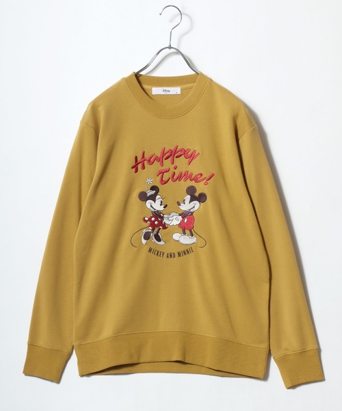 Disney(ディズニー)の「Disney/ディズニー ミッキー/ミニー/ベイマックス 裏毛 サガラ刺繍 クルーネックスウェットトレーナー(スウェット・レディース・ベージュ系その他/マスタード/チャコール/グリーン系その他/ワイン/グレー系その他/クリーム/オレンジ系その他・M/L)」の14枚目の写真