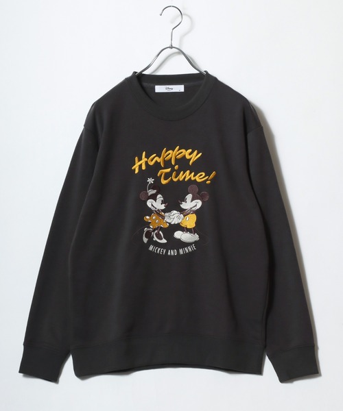 Disney(ディズニー)の「Disney/ディズニー ミッキー/ミニー/ベイマックス 裏毛 サガラ刺繍 クルーネックスウェットトレーナー(スウェット・レディース・ベージュ系その他/マスタード/チャコール/グリーン系その他/ワイン/グレー系その他/クリーム/オレンジ系その他・M/L)」の15枚目の写真
