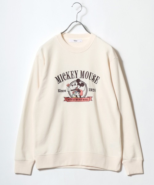 Disney(ディズニー)の「Disney/ディズニー ミッキー/ミニー/ベイマックス 裏毛 サガラ刺繍 クルーネックスウェットトレーナー(スウェット・レディース・ベージュ系その他/マスタード/チャコール/グリーン系その他/ワイン/グレー系その他/クリーム/オレンジ系その他・M/L)」の16枚目の写真