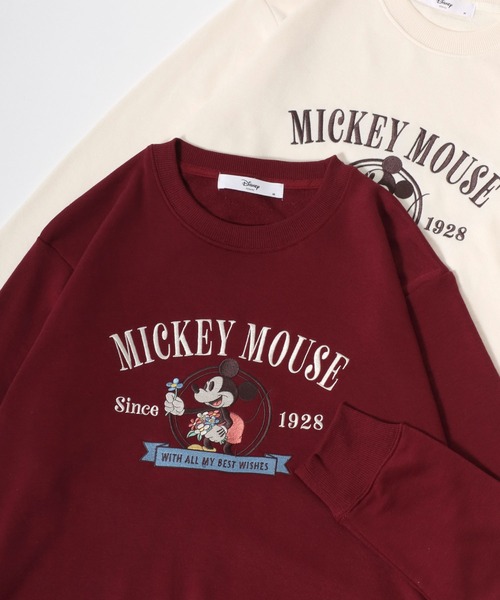 あちゃちゅむ× Disney / アリス サガラ刺繍スウェット Disney（ディズニー） トレーナー スウェット 「Disney/ディズニー