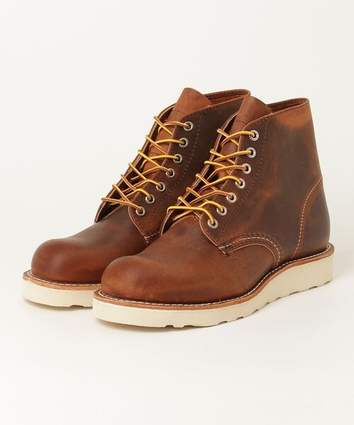 RED WING(レッドウィング)の「RED WING レッドウィング 6' CLASSIC ROUND 6' ROUND 9111(D) COPPER 9111(D) COPPER(ブーツ・メンズ・ブラウン・11/10h/10/9h/9/8h/8/7h/7/6h/6)」の1枚目の写真
