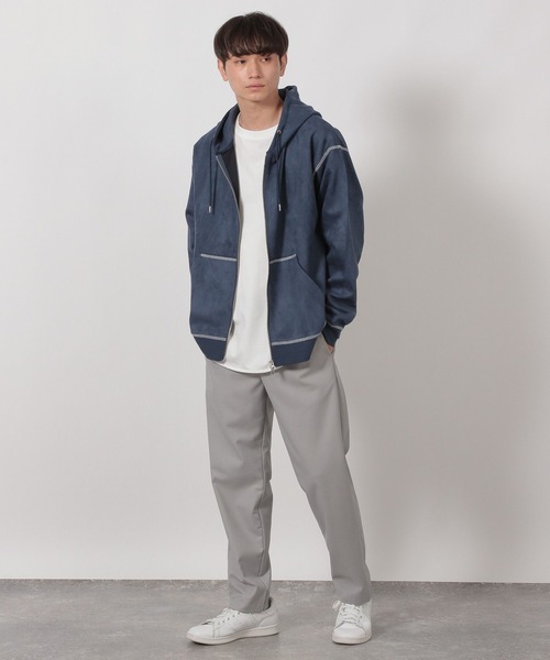 LAKOLE（ラコレ）の「ベーシックラウンドロンT / 589560（Tシャツ/カットソー・メンズ・ホワイト/ブラック・MEDIUM/X-LARGE/LARGE）」の5枚目の写真