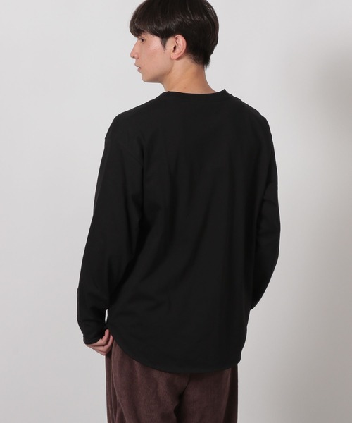 LAKOLE（ラコレ）の「ベーシックラウンドロンT / 589560（Tシャツ/カットソー・メンズ・ホワイト/ブラック・MEDIUM/X-LARGE/LARGE）」の10枚目の写真