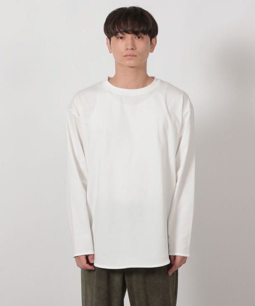 LAKOLE（ラコレ）の「ベーシックラウンドロンT / 589560（Tシャツ/カットソー・メンズ・ホワイト/ブラック・MEDIUM/X-LARGE/LARGE）」の11枚目の写真