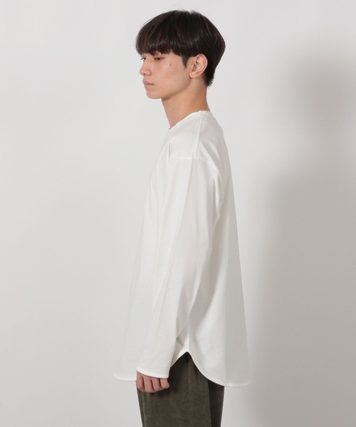 LAKOLE（ラコレ）の「ベーシックラウンドロンT / 589560（Tシャツ/カットソー・メンズ・ホワイト/ブラック・MEDIUM/X-LARGE/LARGE）」の12枚目の写真