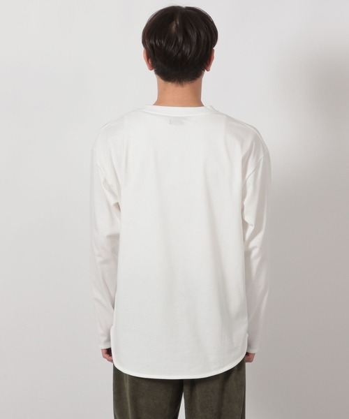 LAKOLE（ラコレ）の「ベーシックラウンドロンT / 589560（Tシャツ/カットソー・メンズ・ホワイト/ブラック・MEDIUM/X-LARGE/LARGE）」の13枚目の写真