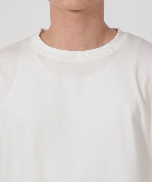 LAKOLE（ラコレ）の「ベーシックラウンドロンT / 589560（Tシャツ/カットソー・メンズ・ホワイト/ブラック・MEDIUM/X-LARGE/LARGE）」の14枚目の写真