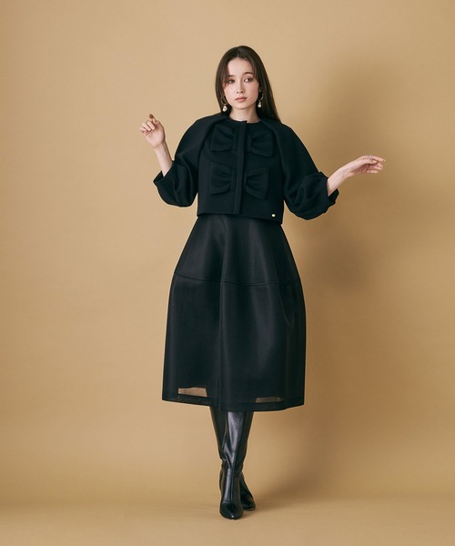 セール】【M-StyleLuxeコラボ】【人気のため追加】メッシュスカート