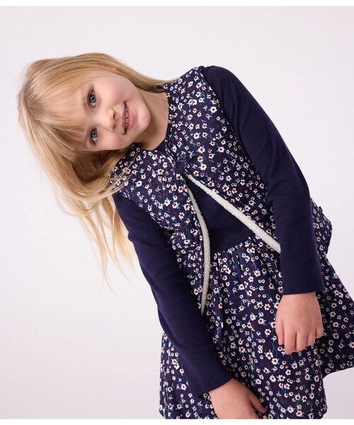 セール】PETIT BATEAU｜プチバトー（キッズ）のベスト（ブルー