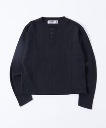 Sourcream（サワークリーム）の「【Sourcream】ワッフルヘンリーネックトップス（Tシャツ/カットソー）」