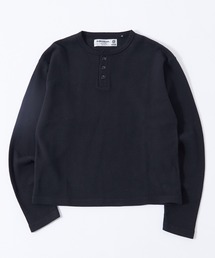 Sourcream（サワークリーム）の「【UNISEX】Sourcreamワッフルヘンリーネックトップス（Tシャツ/カットソー）」