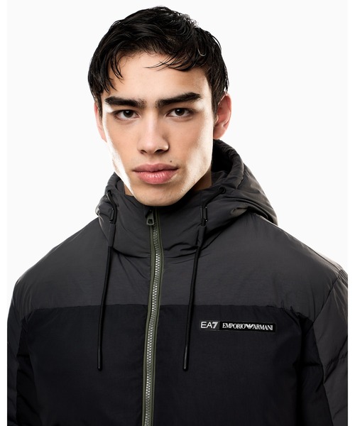 【エンポリオ アルマーニ EA7】Athletic Colour Block Athletic Colour Block cotton-blend tracksuit | EA7