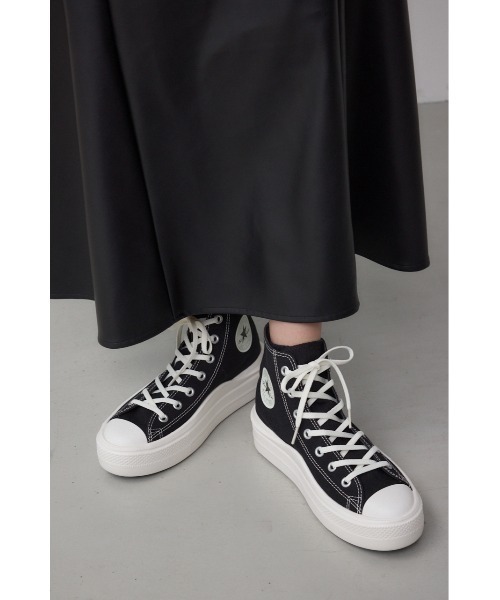 AZUL by moussy（アズールバイマウジー）の「【CONVERSEコラボ】オールスターライトPLSTⅡHI（スニーカー・レディース・ブラック・23.5cm/24.5cm）」の3枚目の写真