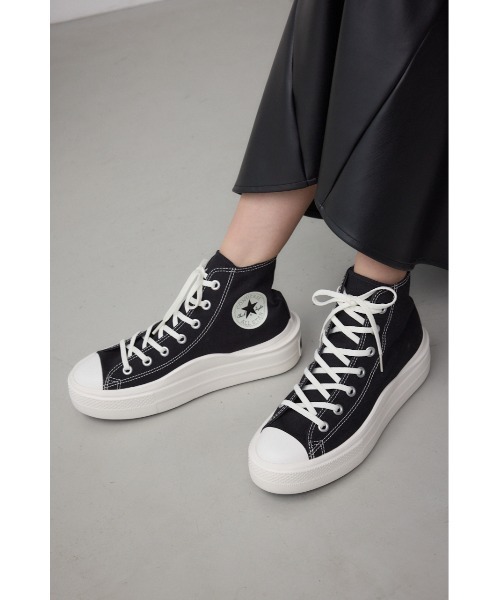 AZUL by moussy（アズールバイマウジー）の「【CONVERSEコラボ】オールスターライトPLSTⅡHI（スニーカー・レディース・ブラック・23.5cm/24.5cm）」の4枚目の写真
