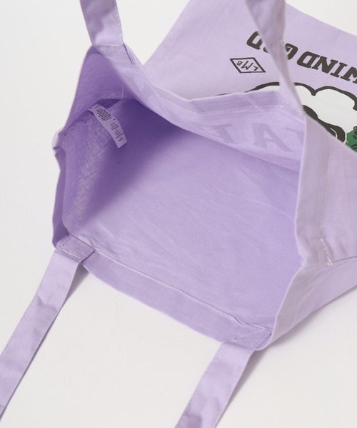 LUMBER(ランバー)の「LONG HANDLES ECO BAG(エコバッグ/サブバッグ・メンズ・ロイヤルブルー/ライトパープル/マスタード/イエロー/ターコイズブルー/グリーン・F)」の12枚目の写真
