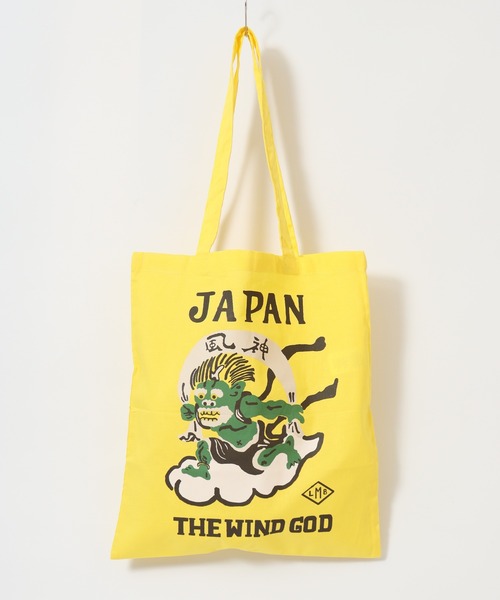 LUMBER(ランバー)の「LONG HANDLES ECO BAG(エコバッグ/サブバッグ・メンズ・ロイヤルブルー/ライトパープル/マスタード/イエロー/ターコイズブルー/グリーン・F)」の18枚目の写真